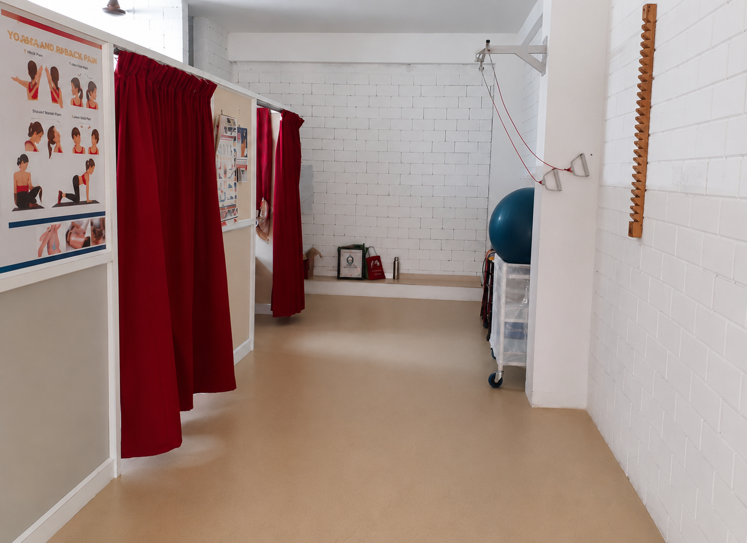 Modern physiotherapy clinic interior at Kovai Physiotherapy