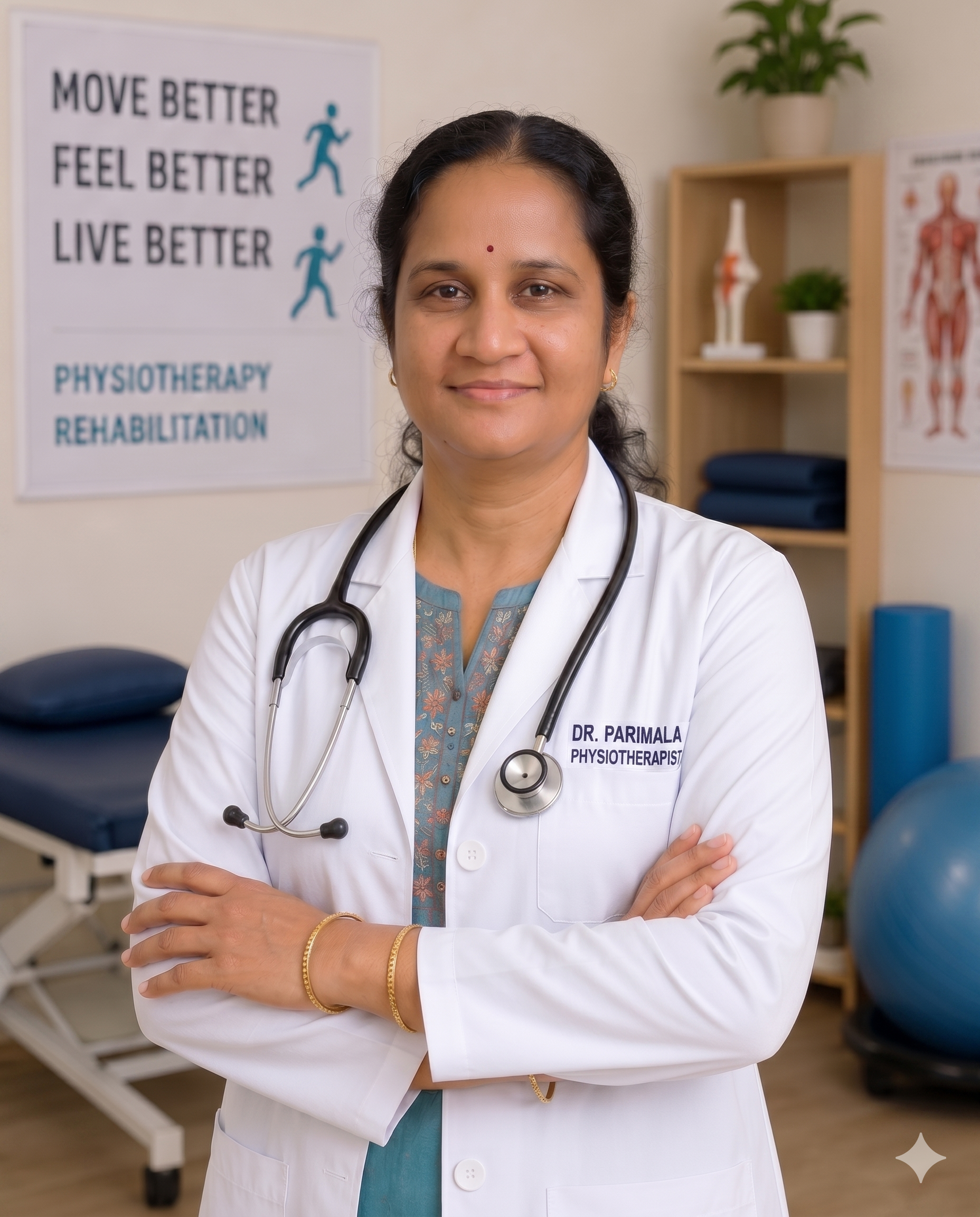 Dr. R. Parimala – Senior Physiotherapist, Kovai Physiotherapy & Fitness Clinic