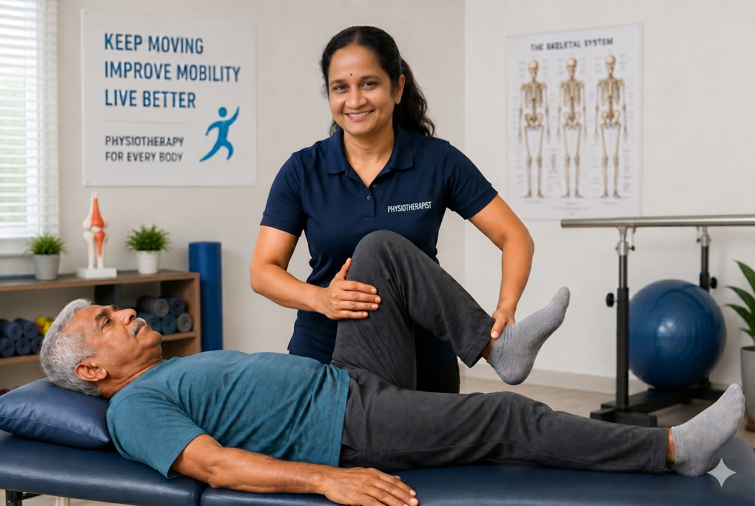 Mobility training at Kovai Physio Coimbatore